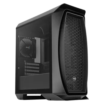 

Aerocool AEROONEMINI, MicroATX PC box, 120mm rear fan, tempered glass side window + front Panel grid