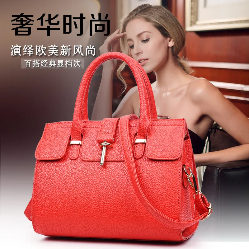 

2018 New Style BOSTON WOMEN'S Bag Embossed Leather Europe And America Style Handbag Crossbody Bag