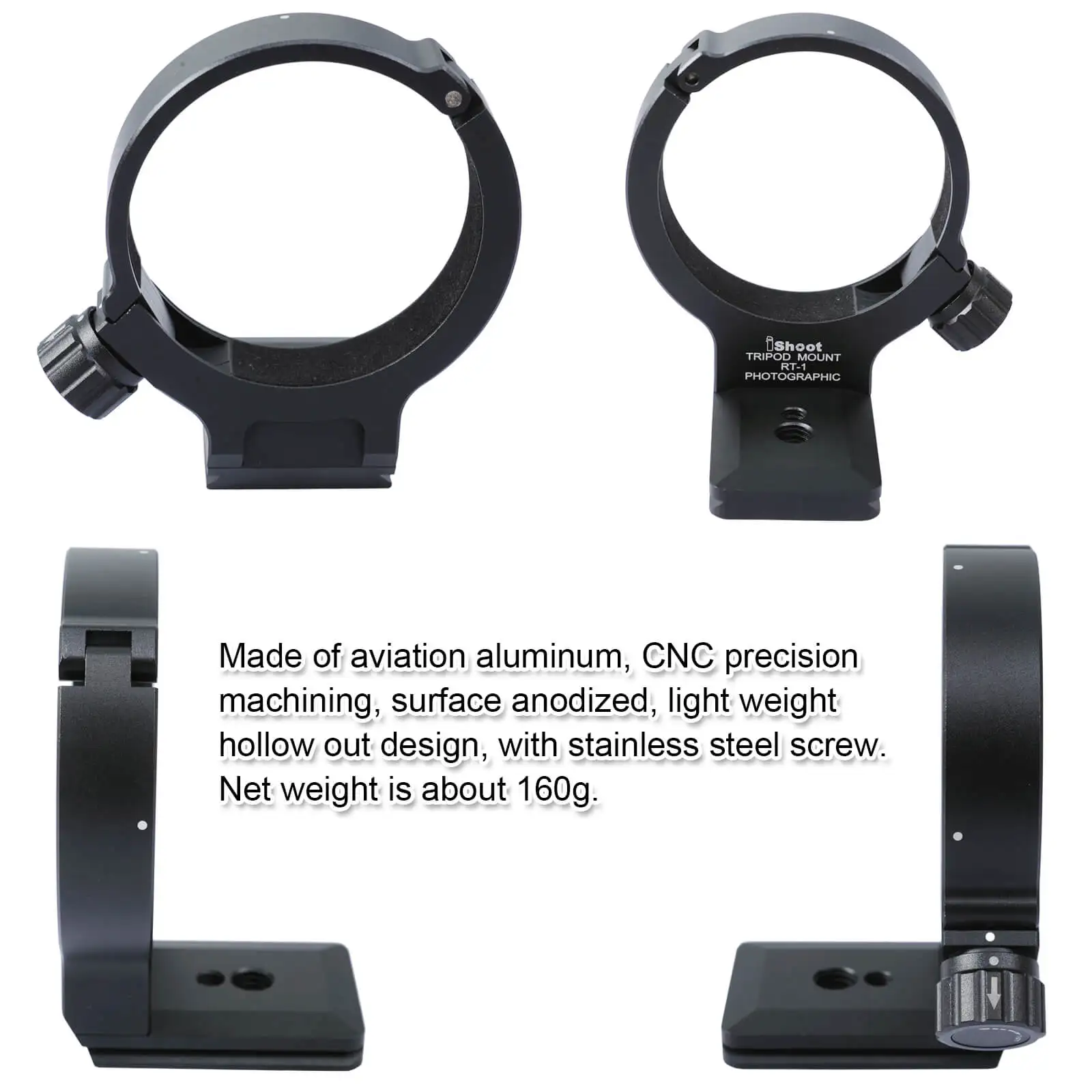 Lens Collar Support Tripod Mount Ring RT-1 for Nikon AF-S 300mm f/4E PF ED VR and Nikon AF-S NIKKOR 70-200mm f/4G ED VR Lens