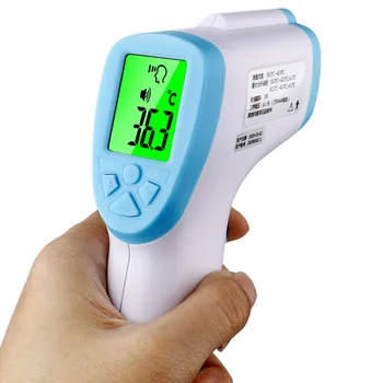 

Digital Non-Contact Thermometer LCD Screen Backlight Baby Adult Infrared Forehead IR Thermometer Temperature Measurement Device