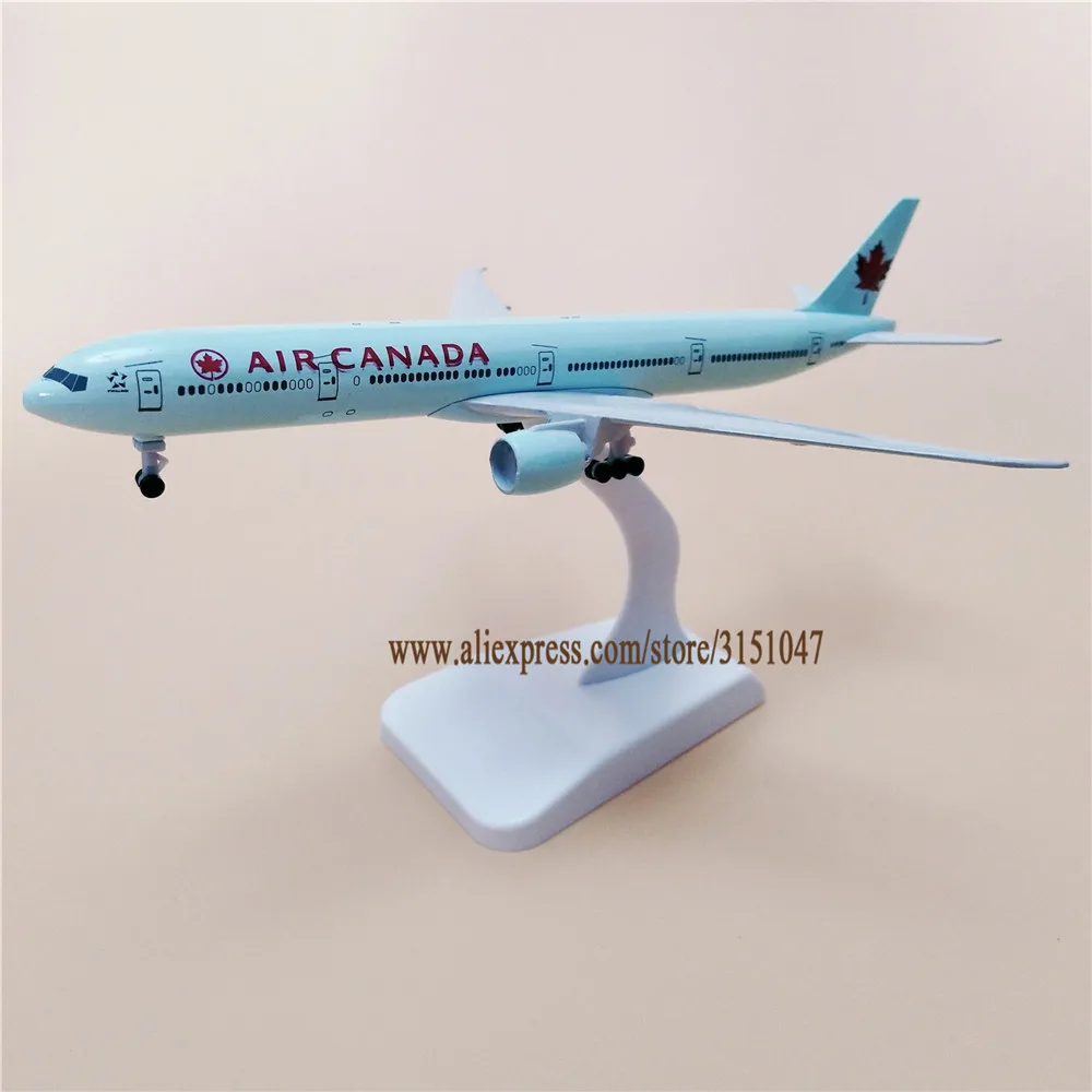 Модель самолета 19 см авиакомпании воздушно-авиакомпании B777 Боинг 777 модель из