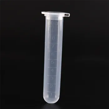 

Container for Laboratory Sample Specimen Lab Supplies High quality 10pcs Clear Micro Plastic Test Tube Centrifuge Vial Snap Cap