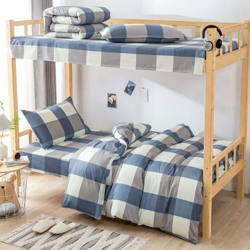 cotton-dormitory-single-bedding-set-cotton-bedsheet-quilt-set-student-kit-3-pcs