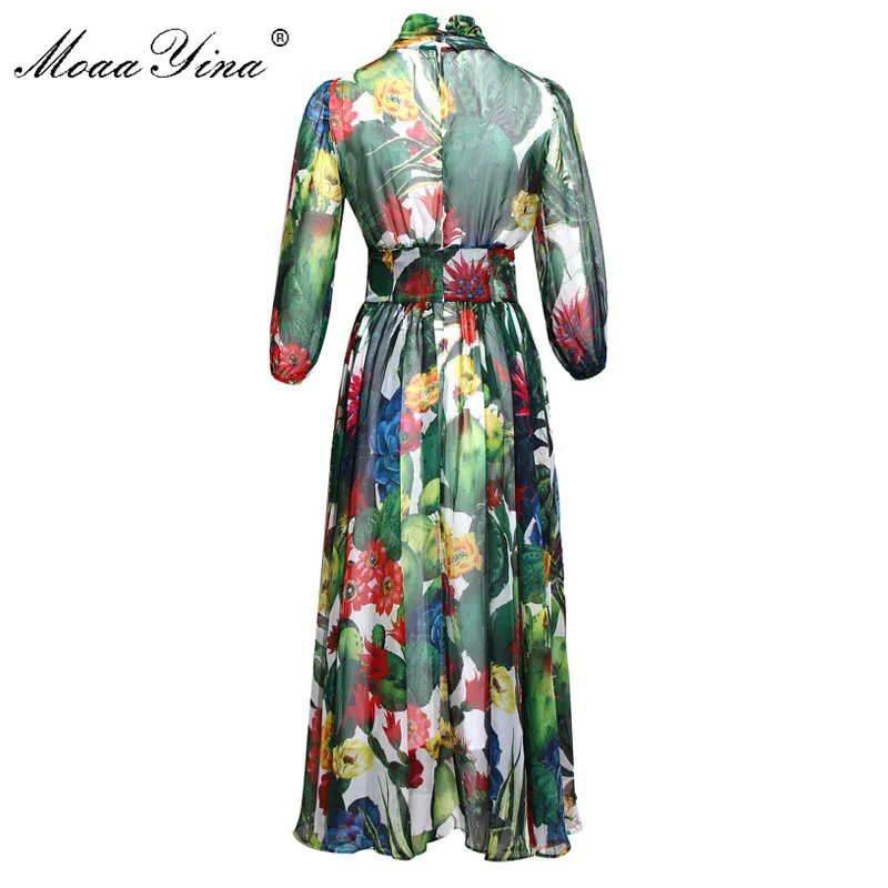 MoaaYina Fashion Designer Runway dress Spring