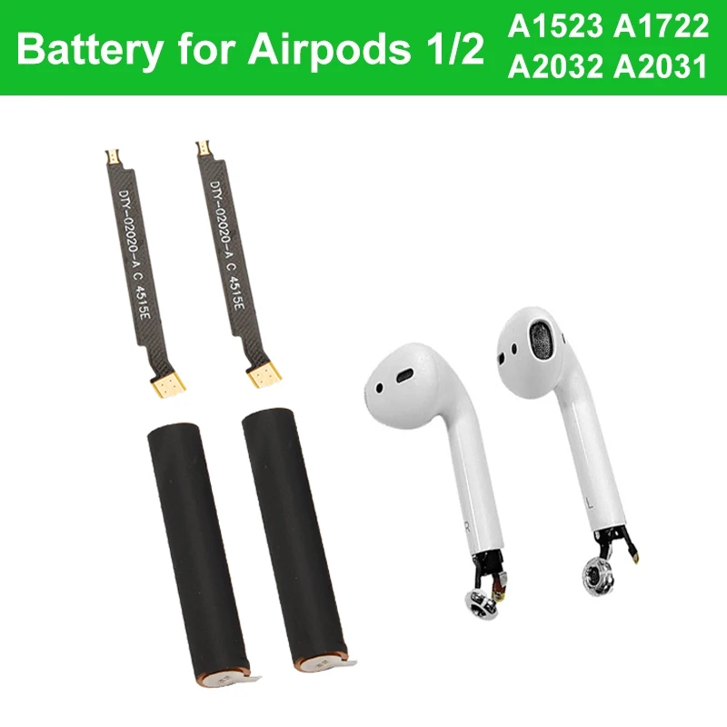 NVPONE запасная батарея для Apple Airpods 93mWh 25 мАч 1st 2nd A1523 A1722 A2032 A2031 A1604 Бесплатная