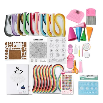 

Paper Quilling Kit Without Glue Complete Quilling Paper Set DIY Hand Crafts Papers Art Making Materials