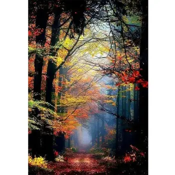 

5D Diy Diamond Panting 5D Forest Path Diamond Painting Full Drill Embroidery Kits Home Art Decor Gifts