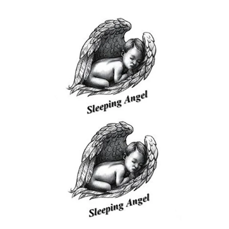 Angel Wings Temporary Tattoo Sticker Waterproof Shoulder Arm Body Art Fake Tattoos Temporary Tattoos Aliexpress