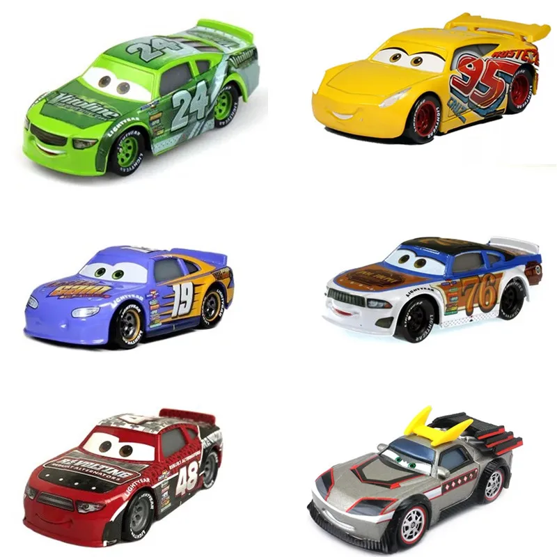 Buena Compra Coches de la película Cars 3 de Pixar para niños, Rayo McQueen Mater Jackson Storm Ramirez 1:55, vehículo fundido a presión, regalo de Navidad NyoOR3nlg