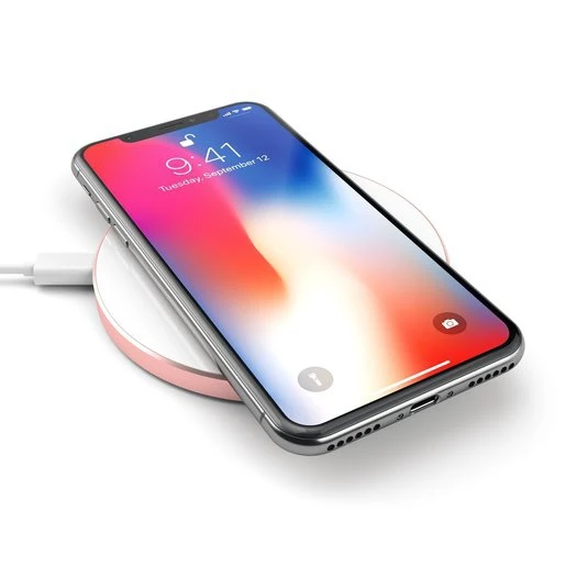 Беспроводное зарядное устройство Satechi Aluminum Wireless Charger Rose Gold|Зарядные устройства| |