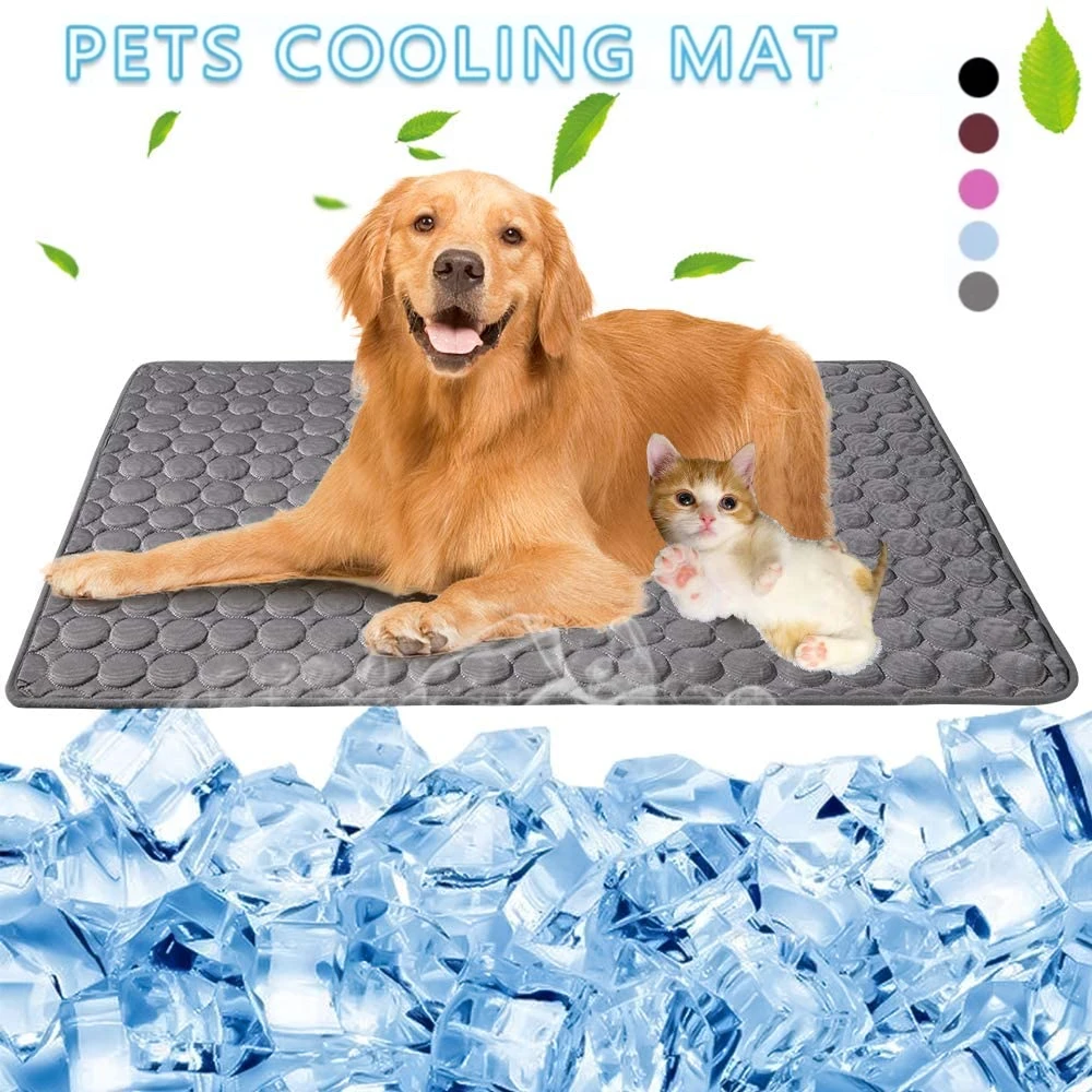 Cojín refrigerante perros y gatos, esterilla, transpirable, sofá, lavable, para perros de todos los de verano|Casas, jaulas y corrales| - AliExpress