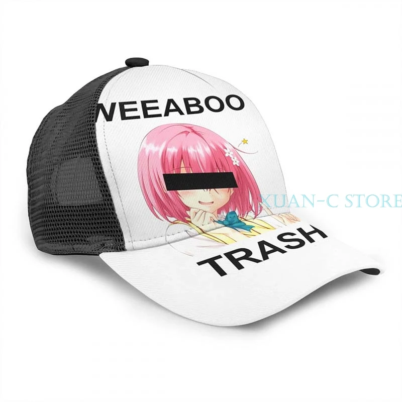 Weeaboo баскетбольная Кепка для мусора для мужчин и женщин модная черная шляпа унисекс с принтом - Цвет: One Size
