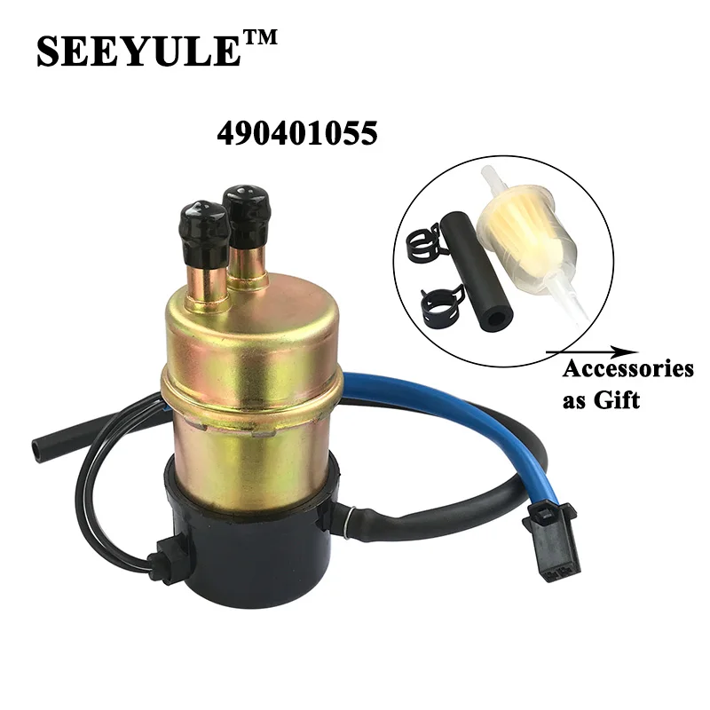 Новый топливный насос SEEYULE для мотоцикла 490401055 12 В 1 А 60 80 л/ч XRV750 Africa Twin 1990 2003 Для