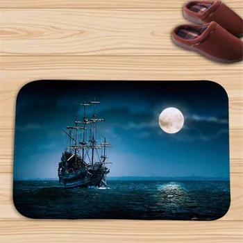 

Multi-style 3D Bathroom Anti-slip Mat Water Absorption Mat Flannel Bathroom Carpet Door Mat Household Decoration