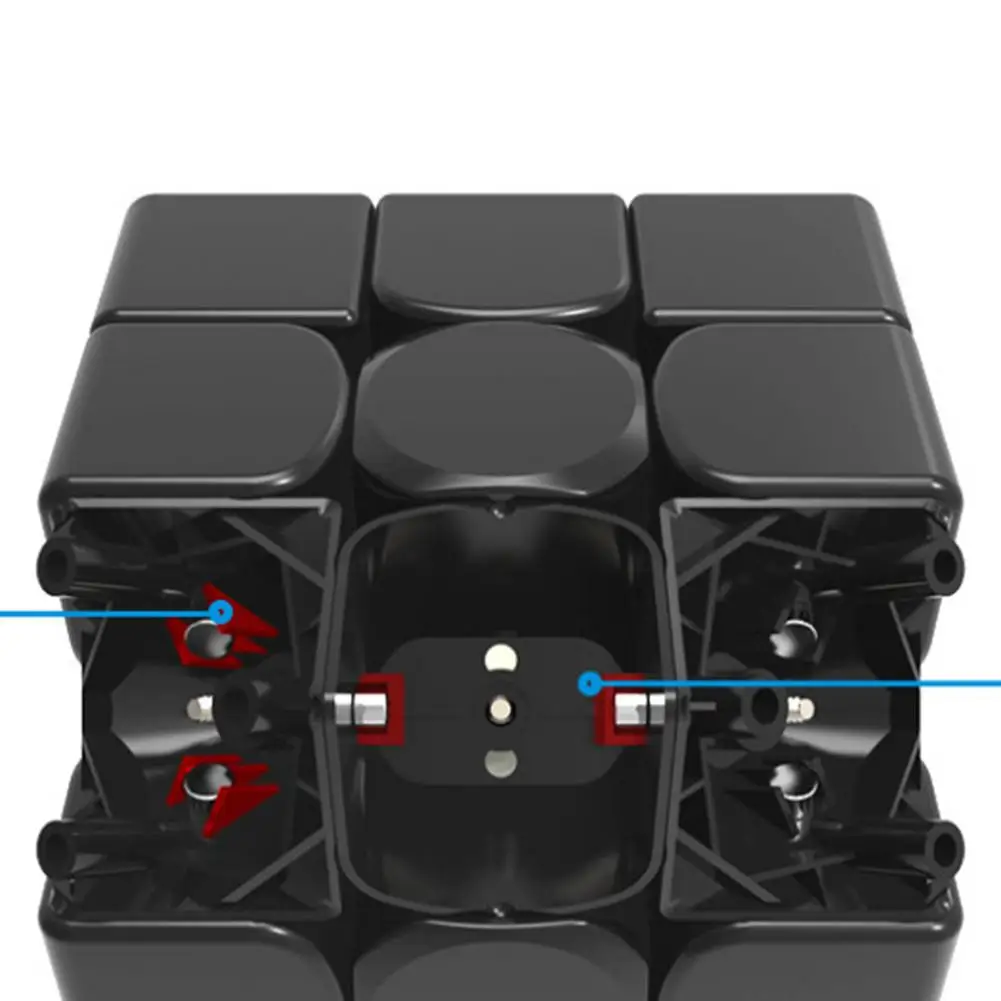 Mini Portable 3x3x3 Magnets Puzzle High Speed Smart Cube Intellectual Development Toys Xmas Gift for Girl/Boy