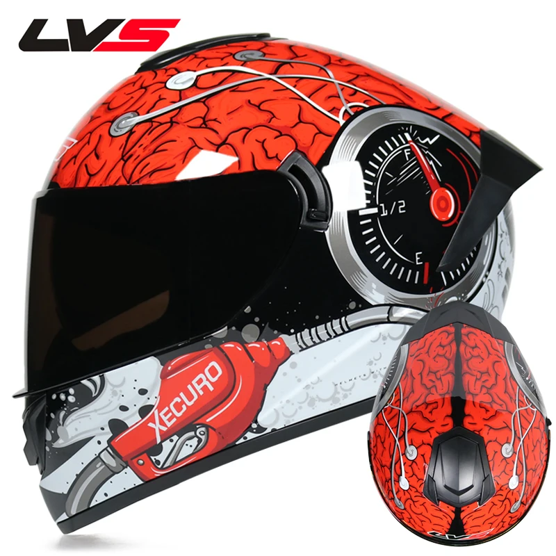 Мотоциклетный шлем Полнолицевые гоночные шлемы с двойным козырьком гоночный шлем для мотокросса мотоциклетный шлем - Цвет: b5