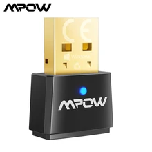 Mpow bluetooth 5.1 adaptador usb 2-em-1 sem fio bluetooth dongle transmissor receptor adaptador de áudio para desktop computador portátil mouse