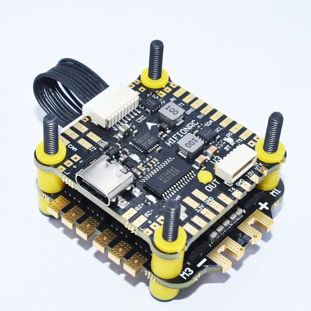 Контроллер полета HIFIONRC F7 MAX V3 OSD BEC Bluetooth контроллер 45 а 60 А BLHELI32 4 в 1 ESC 3-6S для РУ FPV