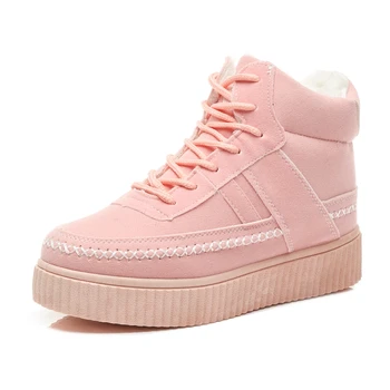 

Nice Winter Women Boots Non-Silp Warm Ankle Boots For Women Platform Mother Shoes Woman