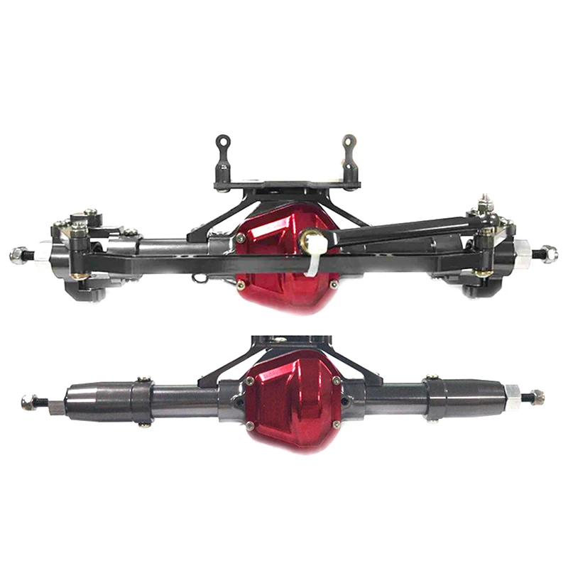 

1/10 Rc Car Complete Alloy Front And Rear Axle With Arm CNC Machined For 1:10 Rc Crawler AXIAL SCX10 RC4WD S242