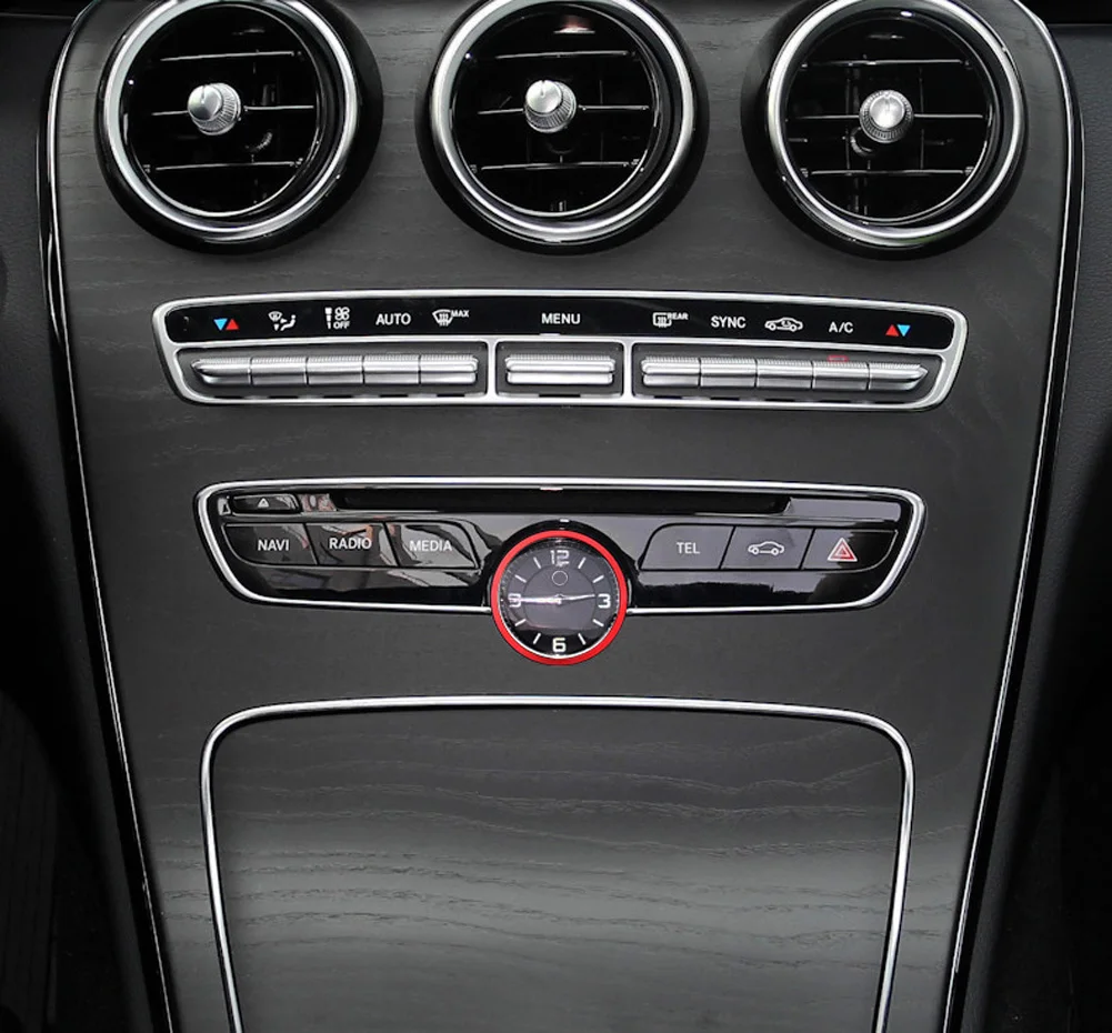 Для Mercedes Benz W213 W205 X253 E C GLC класс автомобильные аксессуары центральный контроль
