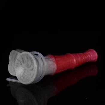 FAAK Horse Dildo Multi Color Ejaculation Animal Penis With Suction Cup Female Masturbator Syringe Squirting AnalSex Toys Shop 6