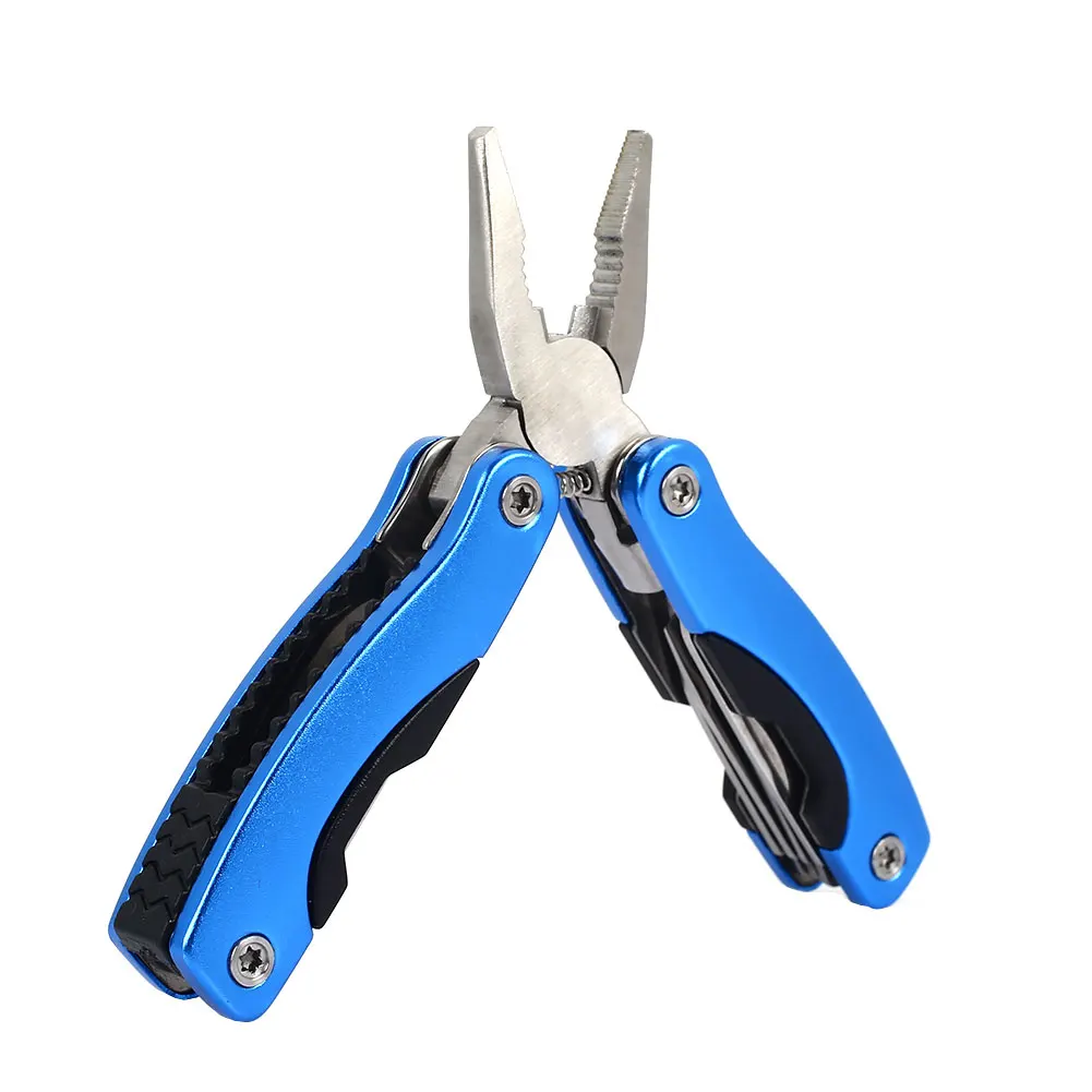 

Durable Folding Wrench Outdoor Multi Function Pliers Folding Pliers Stainless Steel Saw Sturdy Blue Nail File