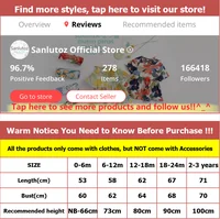 Sanlutoz Casual Cartoon Baby Rompers Long Sleeve Infants Jumpsuits Cute Autumn Winter 2