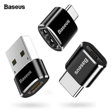 Baseus usb type C OTG адаптер USB C штекер Micro USB Женский Кабельные конвертеры для Macbook samsung S10 huawei USB type-c OTG