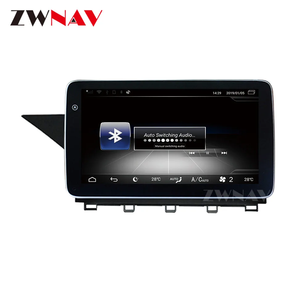4+ 64 Android 9,0 автомобильный стерео dvd-плеер gps ГЛОНАСС Navi для Mercedes-Benz GLK X204 2008-2012 аудио мультимедиа радио BT head uint