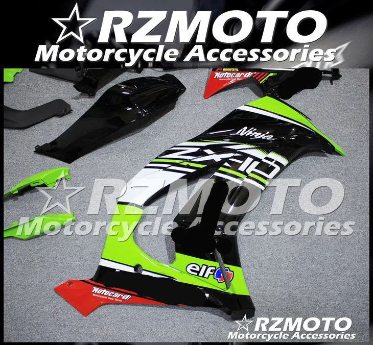 ABS мотоцикл обтекатель комплект для KAWASAKI ZX-10R 2011- год кузов литьевая форма Магазин № 2057