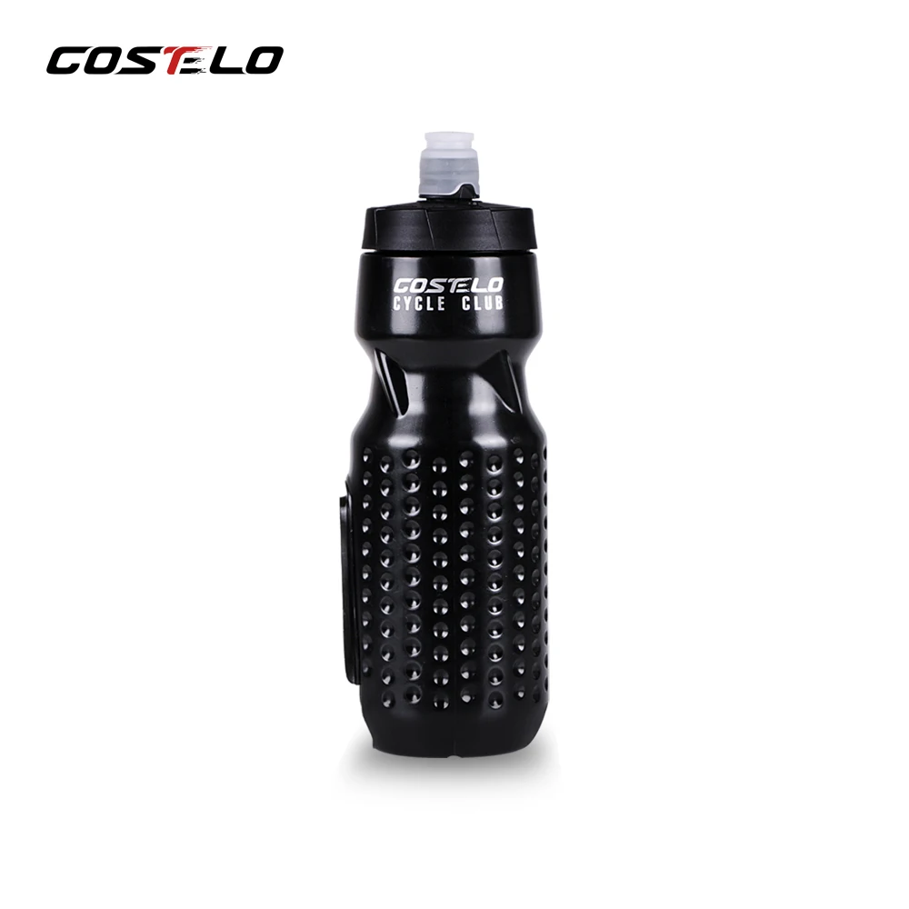 black 1 pcs Инновация Costelo, магнитное крепление для бутылки, велосипедные бутылки для воды, Спортивная бутылка для воды, 710 мл, фляжка для прессования - Цвет: black 1 pcs