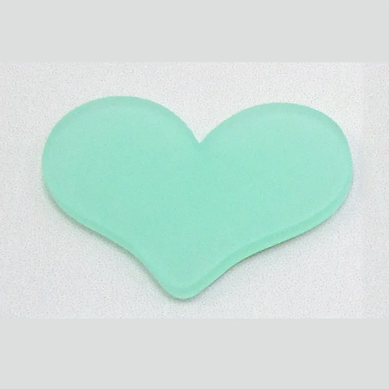 blue green 32 шт./лот 3,2*2,2 см акриловые украшения сердца ремесла Кабошоны Скрапбукинг для украшения Kawaii DIY аксессуары - Цвет: blue green