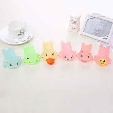 Manufacturers Direct Selling Plastic Bathroom Washing Set Red Panda Bathroom Bath Four-piece Set Logo Customizable