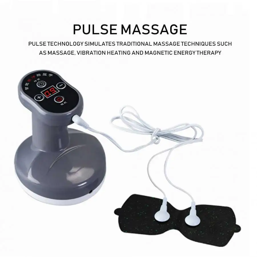 

Electric Scrapping Massager Dredge Lymphoid Cupping Body Massage Device Health Care v