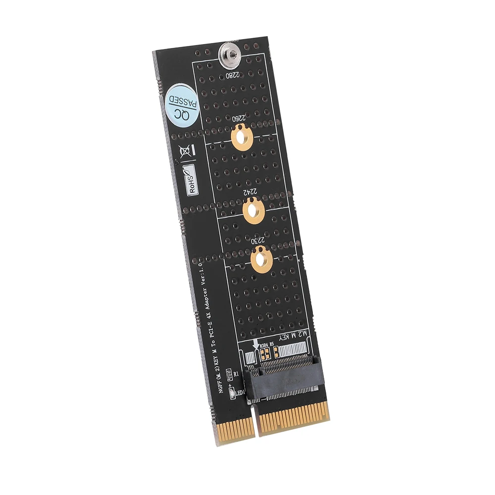 Адаптер M.2 NVME M Key SSD PCI E 4X для настольного ПК|Компьютерные кабели и разъемы| |