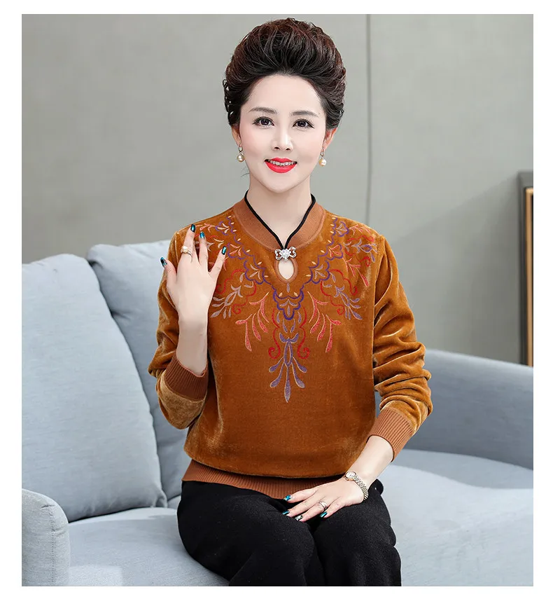 XJXKS Plus size women winter sweater new plus velvet warm comfortable high-end cashmere knitted sweater women pullover