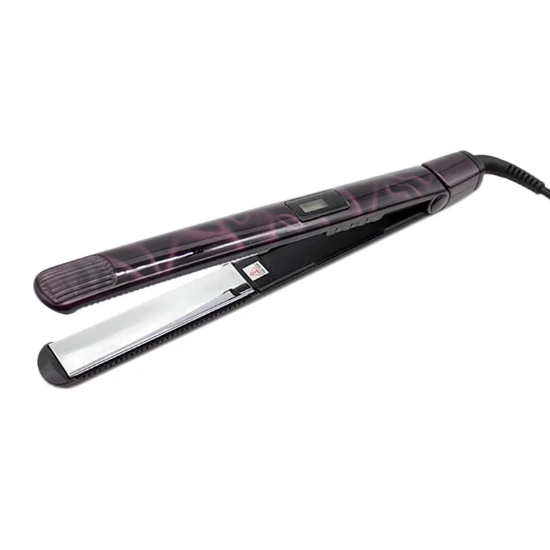 

Professional Flat Iron Titanium Ion Plates Hair Straightener Adjustable Temperature Ion Straightener EU Plug