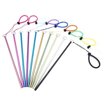 

1Pcs Scuba Diving Aluminium Alloy Lobster Stick Pointer Rod With Rubber Lanyard Strap Noise Maker Lanyard Rod Diving Stick New