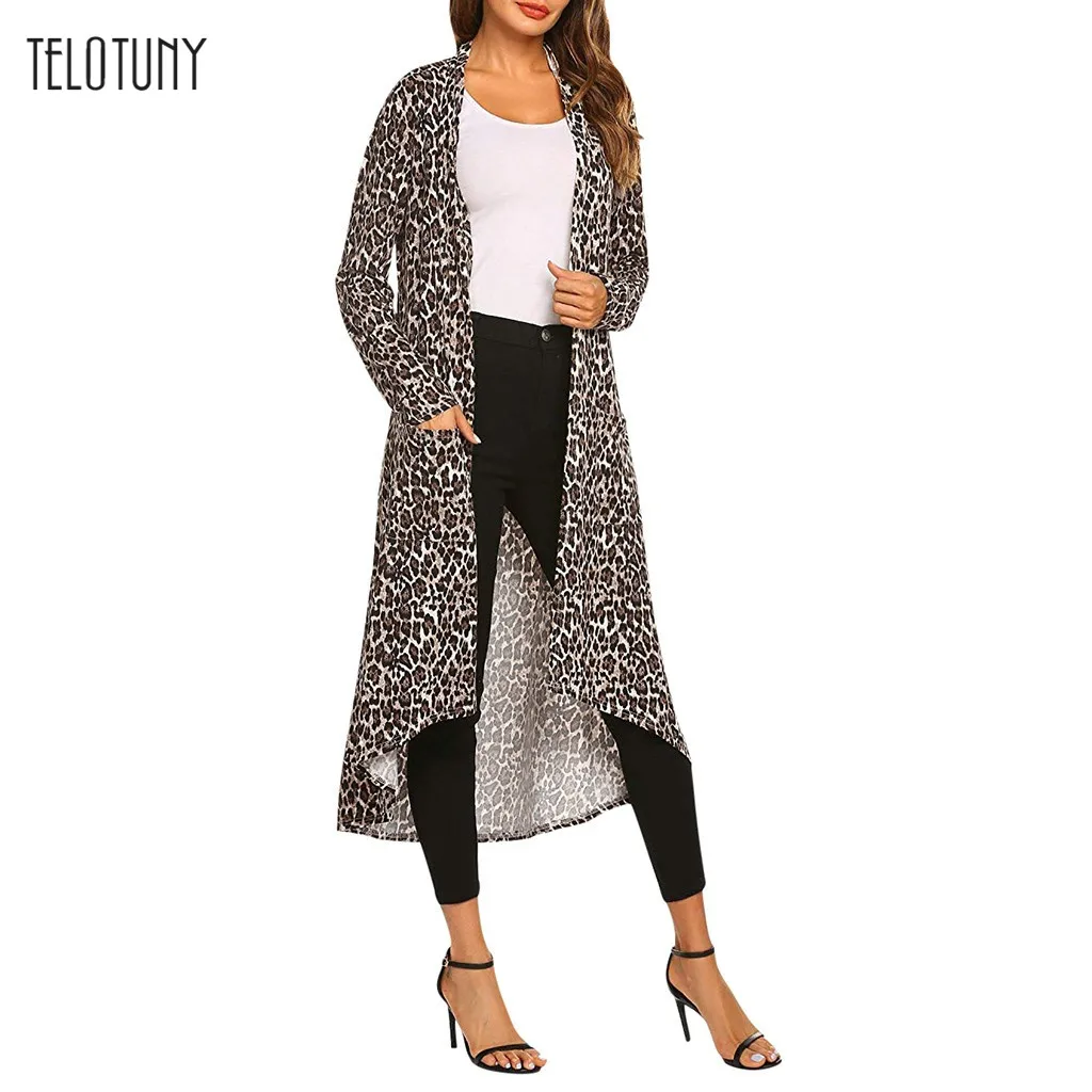 leopard maxi cardigan
