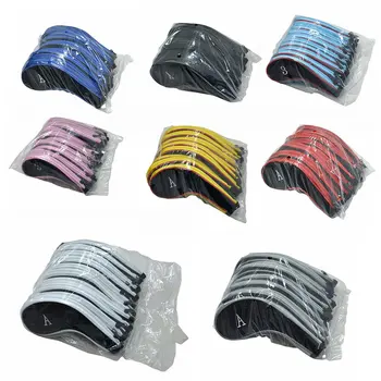 

10Pcs Exquisite Diving fabric Golf Club Head Covers Iron Putter Protective Case Head Protector Bag for Golf Sports 8 Colors