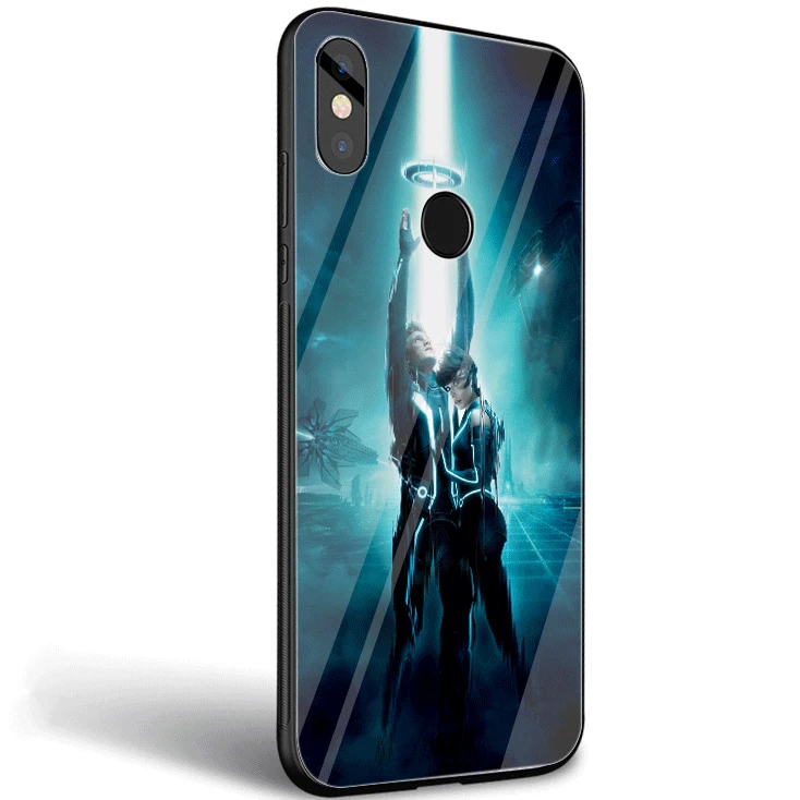 Чехол для мобильного телефона стекло для Xiaomi 8 Lite A1 A2 9 Redmi Note 5 6 7 Pro 6A 4X Pocophone F1 чехол TRON Legacy - Цвет: G11
