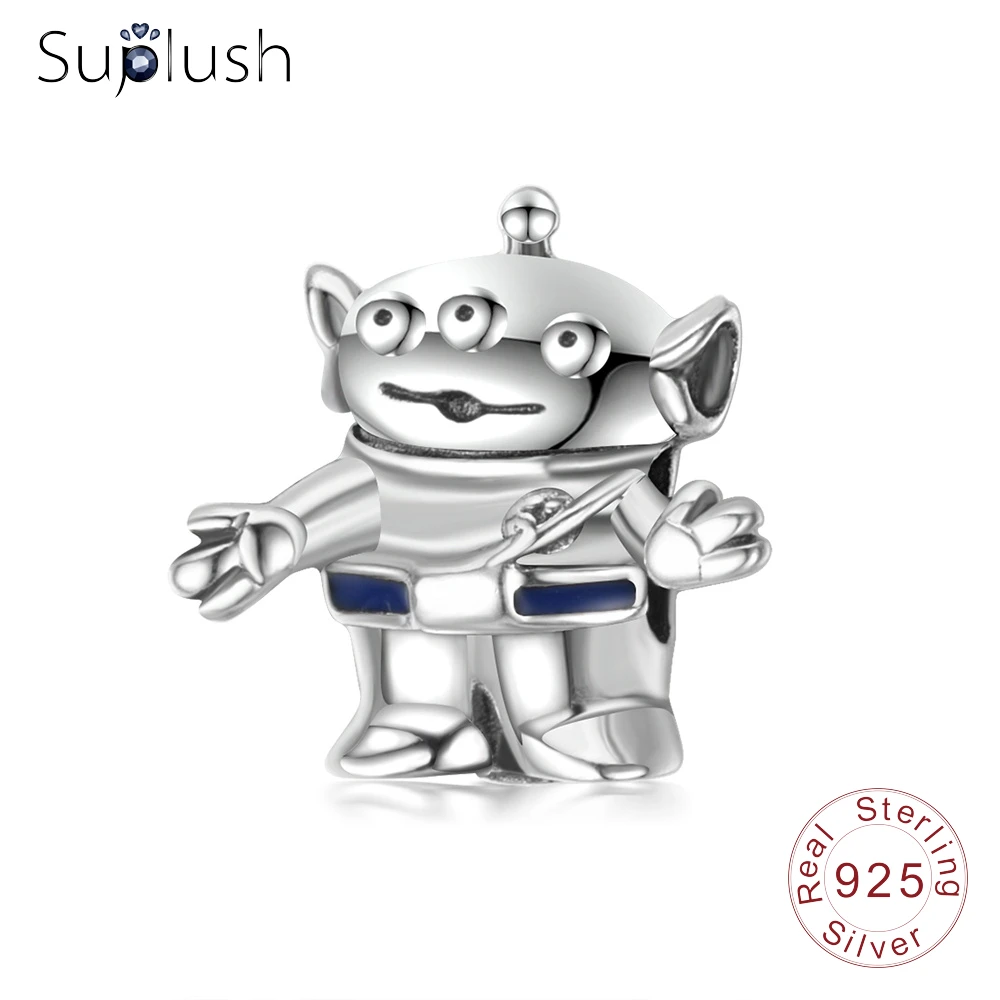 Suplush Pixar игрушечные инопланетяне Шарм Аутентичное Стерлинговое Серебро
