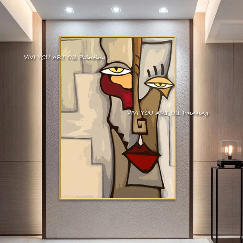 Handmade Famous Picasso Oil Paintings on Canvas Abstract Art Reproductions Wall Pictures For Living Room Home Decor | Дом и сад