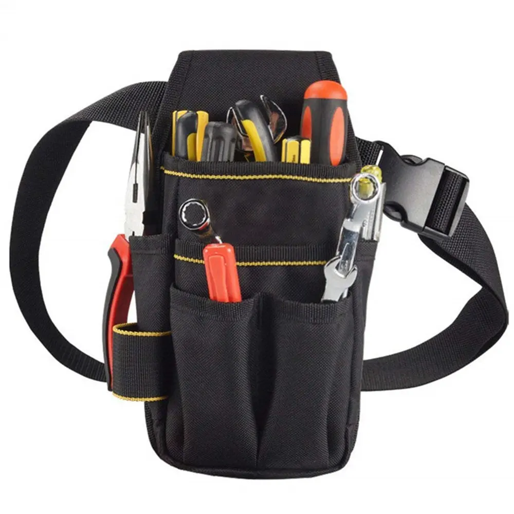 Professional Electrician Tool Bag Belt Oxford Cloth Waterproof Tool Belt Holder Kit Pockets