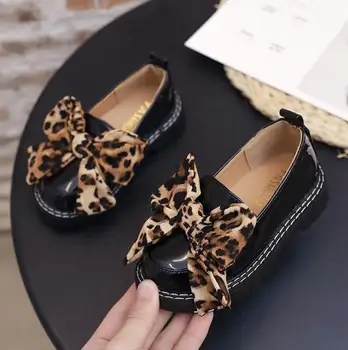 

Girls Flats Children Princess Shoes With Bow-knot Sweet Kids Mary Janes Elegant Classic British Style Fashion 2020 Autumn 26-35