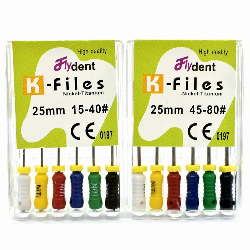 Зубные NITI K файлы корневой канал endo nitiflex зубные handuse никель titainium K H R файлы