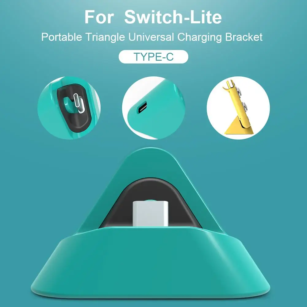 

Universal Gaming Machine Charging Base Bracket Charger Portable Triangle Charging Base For NS Switch Lite Accessories