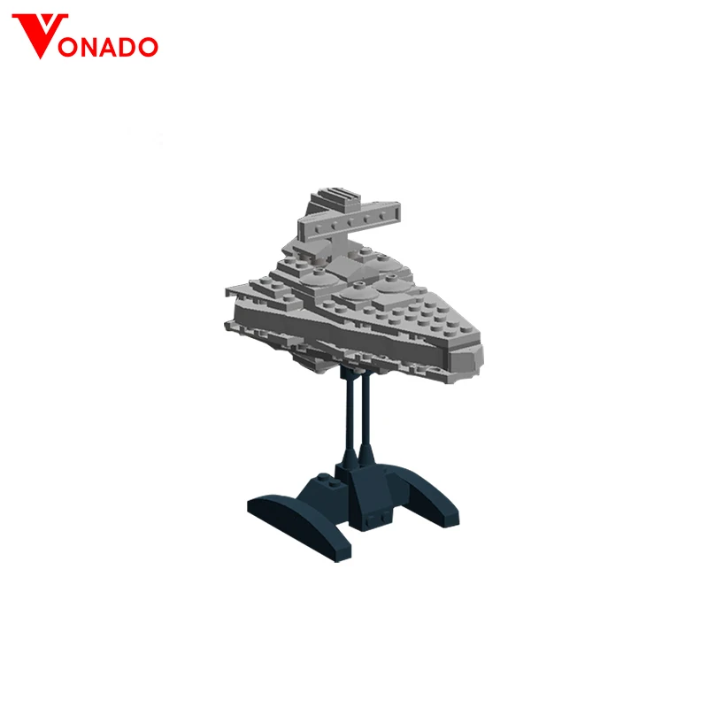 

Vonado Star Trek Series MOC - Mini Interdictor Star Destroyer Diy Building Blocks Bricks Creative MOC-17480 Toys For Children
