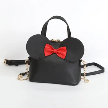 

Mickey Handbag Women Shoulder Crossbody Bag Pu Leather Female Purse And Handbag Female Messenger Bags Ladies Chain Tote 2020 Sac